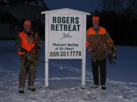 South Dakota Pheasant Hunt — photograph from the Gunners Taxidermy gallery